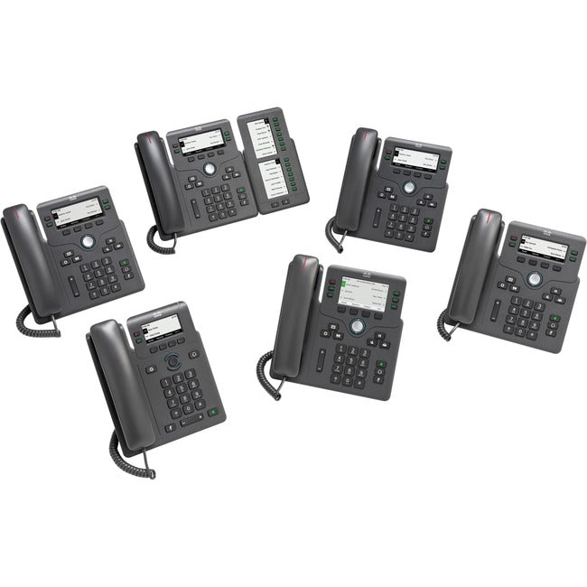 Cisco Systems CP-6861-3PW-UK-K9= Cisco 6861 Teléfono IP - Con cable - Con cable/Inalámbrico - Wi-Fi - 3 Conferencias múltiples - Montable en pared