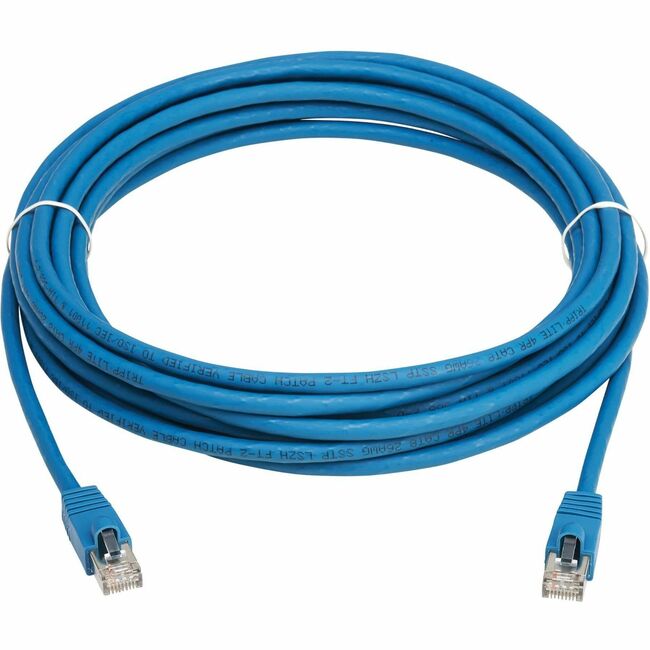 Eaton N272L-F10M-BL Tripp Lite Series Cat8 40G Snagless SSTP Ethernet Cable (RJ45 M/M), PoE, LSZH, Blue, 10 m (32.8 ft.)