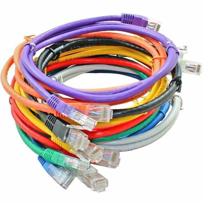 Axiom AXG100038 35FT CAT5E 350mhz Cable de Parcheo con Bota Moldeada (Rojo) - Cumple TAA