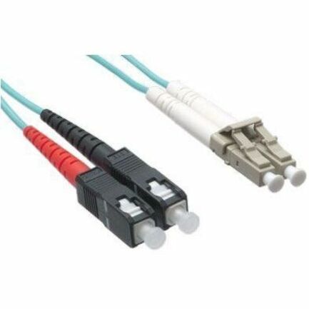 Axiom AXG96875 LC/SC 10G Multimode Duplex OM3 50/125 Cable de Fibra Óptica 15m - Cumplimiento TAA
