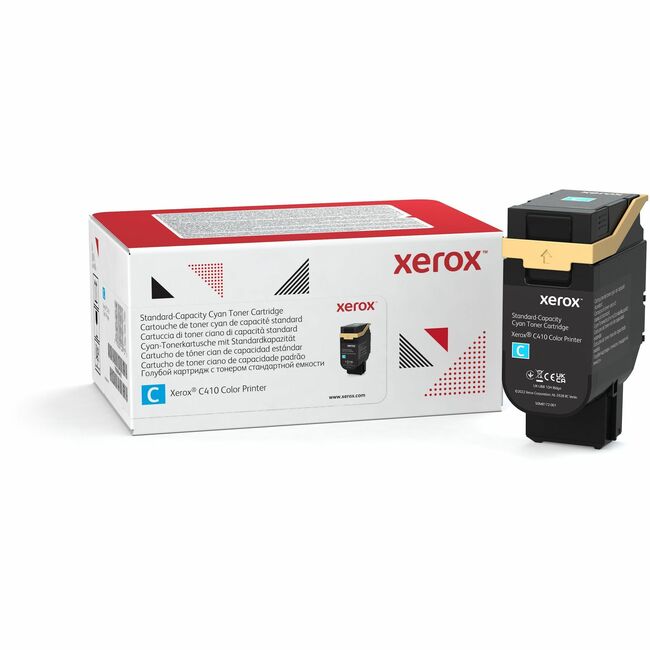 Xerox 006R04678 Cartucho de Tóner Cian de Capacidad Estándar Xerox Genuino Xerox&reg; C410 Color Printer, VersaLink&reg; C415 Color Multifunction Printer (2000 Páginas) - 006R04678