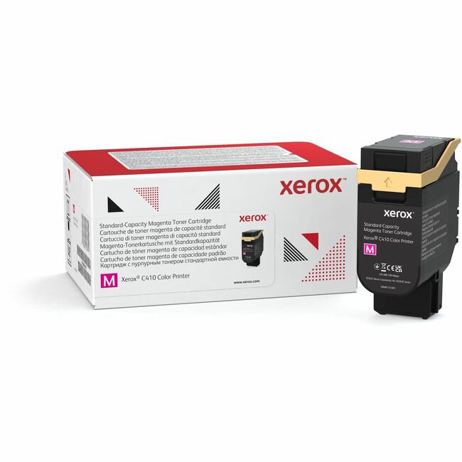 Xerox 006R04679 Cartucho de Tóner Magenta de Capacidad Estándar Xerox Genuino Xerox® C410 Color Printer, VersaLink® C415 Color Multifunction Printer (2000 Páginas) - 006R04679
