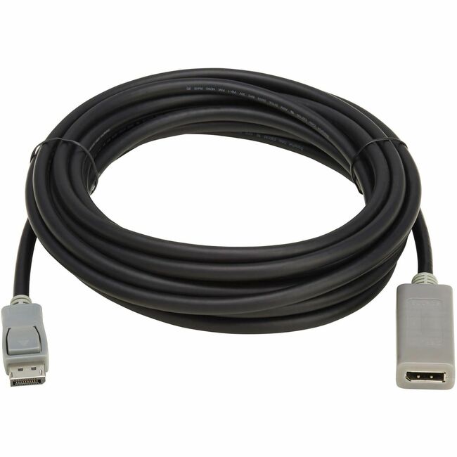 Eaton P579-020-4K6 Cable de Extensión Eaton Tripp Lite Series DisplayPort con Repetidor Activo y Conector de Cierre (M/H), 4K 60 Hz, HDR, 4:4:4, HDCP 2.2, 20 ft. (6.1 m), TAA