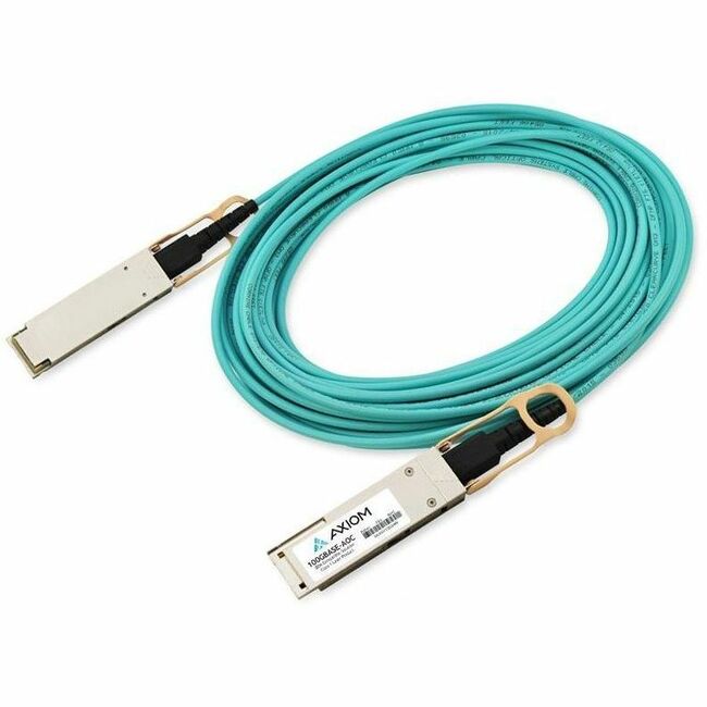 Axiom ET7402-AOC-10M-AX 100GBASE-AOC QSFP28 Cable Óptico Activo Compatible Edge-Core 10m