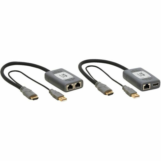 Eaton B127U-111-PHPH Kit Extensor Eaton Tripp Lite Series 1-Puerto HDMI sobre Cat6, Transmisor/Receptor Pigtail, 4K 60 Hz, HDR, 4:4:4, 230 ft. (70.1 m), TAA