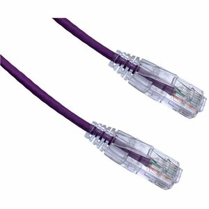 Axiom AXG97996 100FT CAT6A BENDnFLEX Ultra-Thin Snagless Patch Cable (Purple) - TAA Compliant