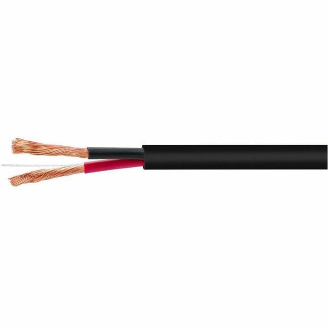 Monoprice, Inc. 41374 Cable de Altavoz Monoprice, Clasificación CL2, 2 Conductores, 12AWG, 500ft, Negro