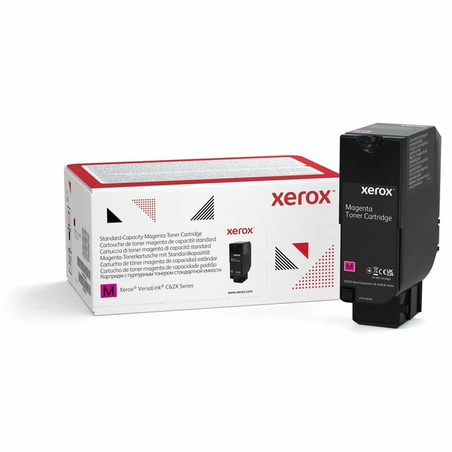 Xerox 006R04618 Genuine Xerox&reg; VersaLink&reg; C620 Color Printer, C625 Color Multifunction Printer Cartucho de Tóner Magenta de capacidad estándar (6000 páginas) - 006R04618