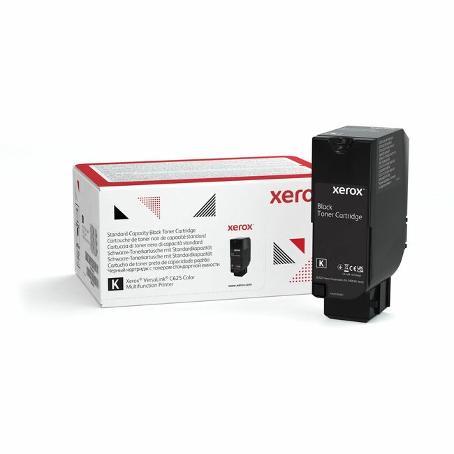 Xerox 006R04616 Genuine Xerox&reg; VersaLink&reg; C620 Color Printer, C625 Color Multifunction Printer Cartucho de tóner de capacidad estándar Negro (8000 páginas) - 006R04616