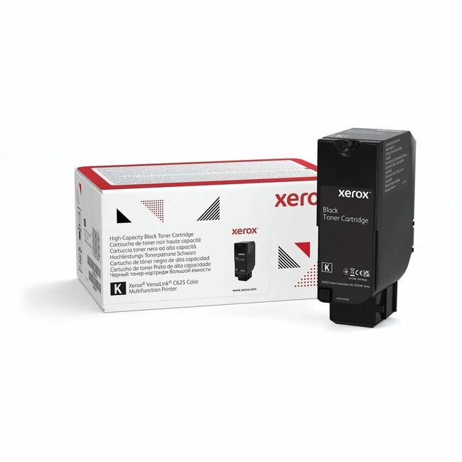 Xerox 006R04636 Genuine Xerox&reg; VersaLink&reg; C625 Color Multifunction Printer Black High capacity Toner Cartridge (25000 Pages) - 006R04636
