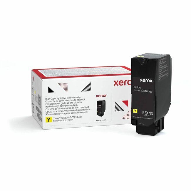 Xerox 006R04639 Genuine Xerox&reg; VersaLink&reg; C625 Color Multifunction Printer Yellow High capacity Toner Cartridge (16000 Pages) - 006R04639
