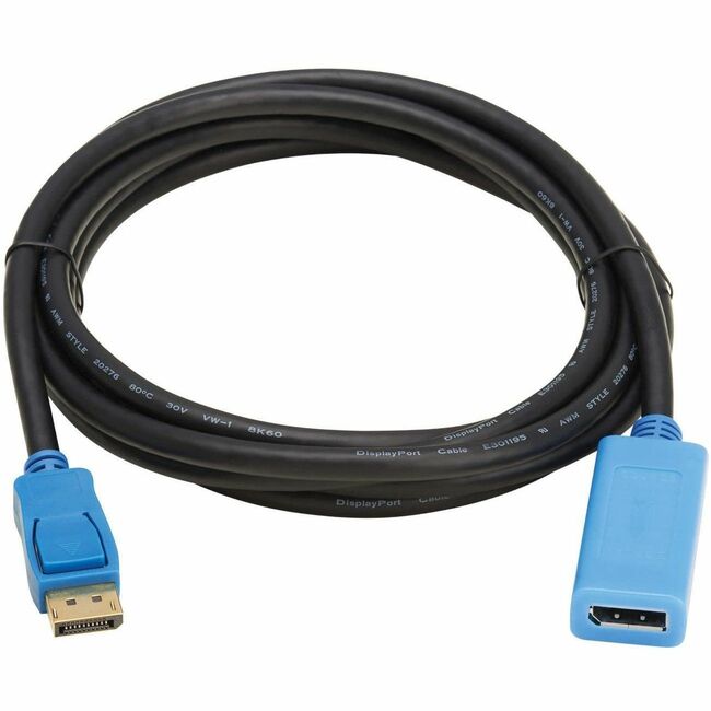 Eaton P579-009-8K6 Tripp Lite by Eaton Cable de Extensión DisplayPort con Repetidor Activo y Conector de Enganche (M/H), 8K 60 Hz, HDR, 4:4:4, HDCP 2.2, 9 ft. (2.7 m), TAA