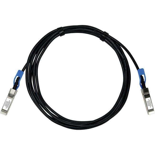 Eaton N280-05M-28-BK Cable de cobre Twinax pasivo de 25GbE de la serie Tripp Lite by Eaton SFP28 a SFP28 (M/M), compatible con SFP-H25G-CU1M, negro, 5 m (16.4 ft.)
