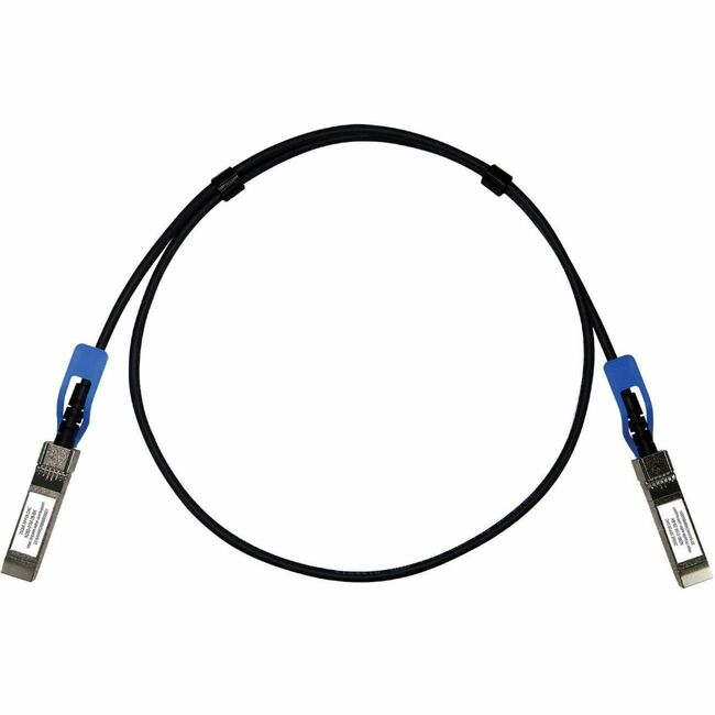 Eaton N280-01M-28-BK Cable de Cobre Twinax Pasivo 25GbE de la serie Tripp Lite by Eaton de SFP28 a SFP28 (M/M), Compatible con SFP-H25G-CU1M, Negro, 1 m (3.3 ft.)