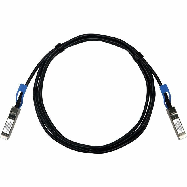 Eaton N280-03M-28-BK Cable de Cobre Twinax Pasivo Tripp Lite by Eaton serie SFP28 a SFP28 25GbE (M/M), Compatible con SFP-H25G-CU3M, Negro, 3 m (9.8 ft.)