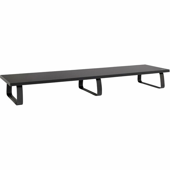 Eaton MR4010 Tripp Lite Series Extra-Wide Dual-Monitor Riser for Desk, 39 x 10 in. - Wood, Black