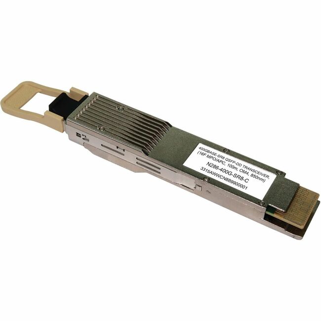 Eaton N286-400G-SR8-C Transceptor compatible con Cisco QSFP-DD de Tripp Lite by Eaton - 400GBase-SR8, MPO/APC MMF, 400 Gbps, 850 nm, 100 m (328 ft.)