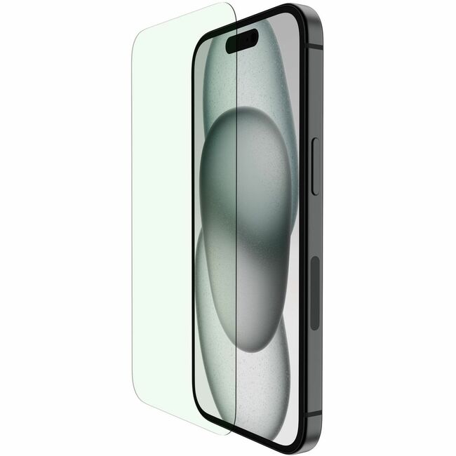 Belkin International INC OVA139ZZ Belkin ScreenForce UltraGlass 2 Protector de pantalla con filtro de luz azul para iPhone 15