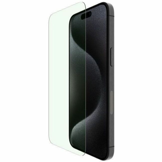 Belkin International INC OVA142ZZ Belkin ScreenForce UltraGlass 2 Protector de pantalla con filtro de luz azul para iPhone 15