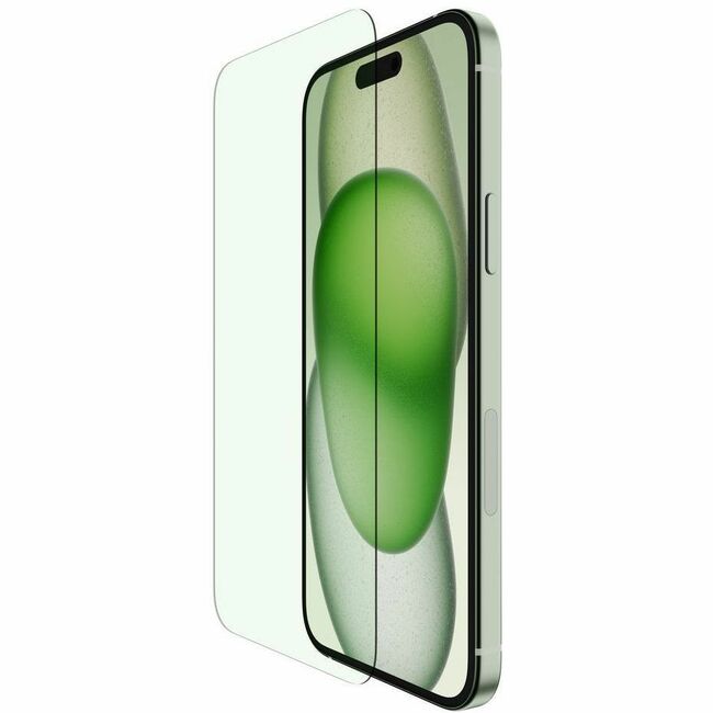Belkin International INC OVA140ZZ Protector de pantalla Belkin UltraGlass 2 con filtro de luz azul para iPhone 15 Plus