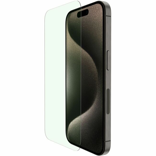Belkin International INC OVA141ZZ Belkin ScreenForce UltraGlass 2 Filtro de Luz Azul Protector de Pantalla para iPhone 15 Pro Transparente