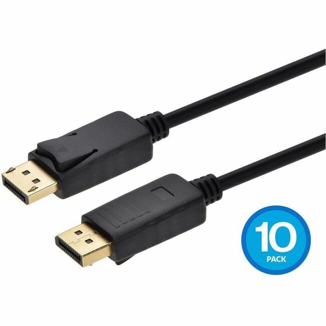 Monoprice, Inc. 41278 Cable Monoprice Select Series DisplayPort 1.2a, 1.5ft (Paquete de 10)