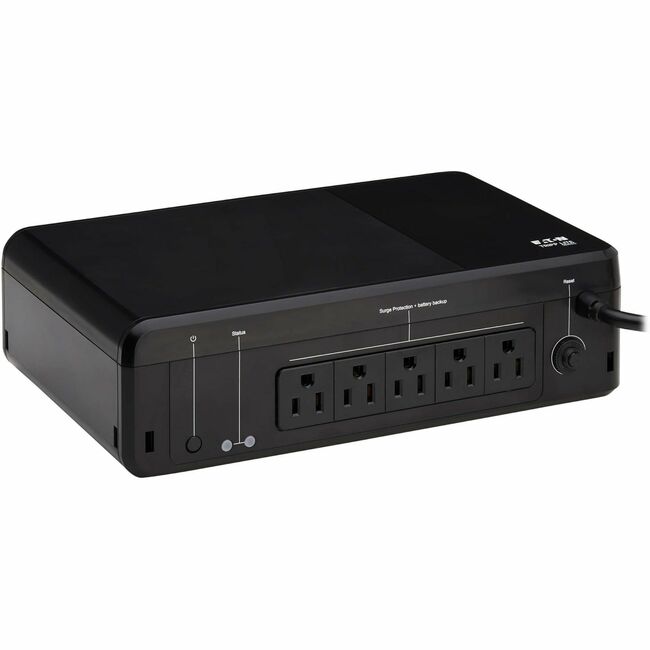 Eaton BC850R Tripp Lite by Eaton series 850VA 450W 120V Standby UPS - 5 NEMA 5-15R Outlets (Surge + Battery Backup), 5-15P Plug, Desktop uninterruptible power supply