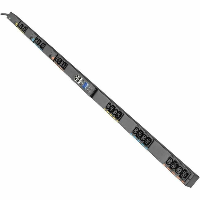 Eaton EVMA2120A PDU Administrado de 3 Fases G4, 120/208V, 24 Salidas, 16A, 5.8kW, Entrada L21-20, Cable de 10 ft, 0U Vertical