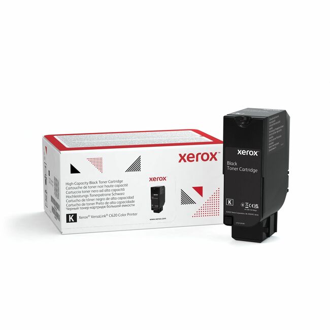 Xerox 006R04624 Genuine Xerox&reg; VersaLink&reg; C620 Color Printer Cartucho de Tóner Negro de Alta Capacidad (20000 Páginas) - 006R04624