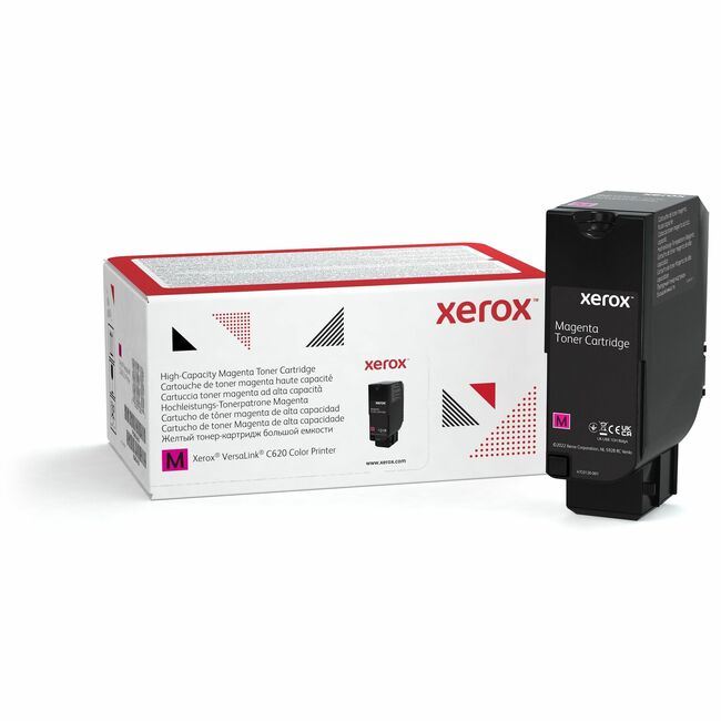 Xerox 006R04626 Genuine Xerox&reg; VersaLink&reg; C620 Color Printer Cartucho de Tóner de Alta Capacidad Magenta (12000 Páginas) - 006R04626