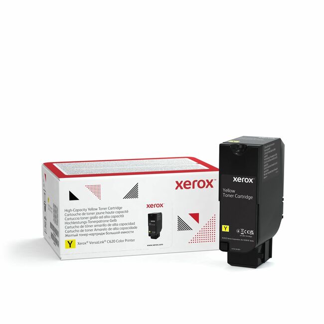 Xerox 006R04627 Genuine Xerox&reg; VersaLink&reg; C620 Color Printer Cartucho de Tóner Amarillo de Alta Capacidad (12000 Páginas) - 006R04627