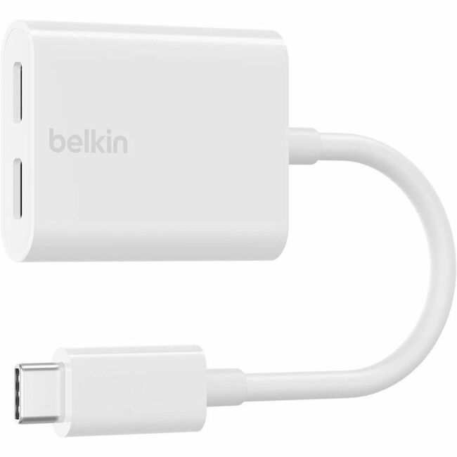 Belkin International INC F7U081BTWH Belkin RockStar Adaptador USB-C de Audio + Carga