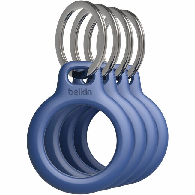 Belkin International INC MSC001BTBL Belkin Secure Holder With Key Ring For AirTag 4-Pack