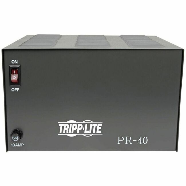 Eaton PR40 Fuente de Alimentación DC de 40 Amperios Serie Eaton Tripp Lite Conforme con TAA, 13.8VDC, Conversión AC-a-DC Regulada con Precisión