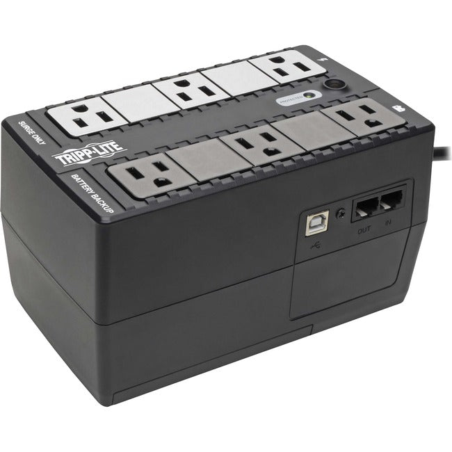 Eaton INTERNET350U Tripp Lite by Eaton UPS 350VA 210W Standby UPS - 6 NEMA 5-15R Outlets 120V 50/60 Hz USB 5-15P Plug Desktop/Wall Mount