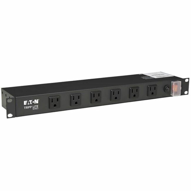 Eaton RS1215-RA Tripp Lite by Eaton Regleta de Energía Montable en Bastidor Metal 120V 5-15R Ángulo Recto 12 Salidas 1U