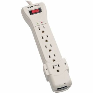 Eaton SUPER7TEL15 Tripp Lite by Eaton Protect It! Protector contra Sobretensiones de 7 Salidas Cable de 15 ft. (4.57 m) 2520 Julios Protección Fax/Módem RJ11