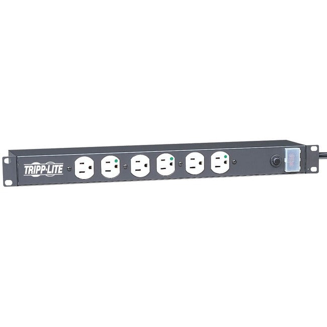 Eaton RS1215-HG Tripp Lite Series NO para Proximidad de Pacientes - UL 1363 Regleta de Energía Montable en Bastidor 1U con 12 Salidas de Grado Hospitalario, Cordón de 15 ft. (4.57 m)