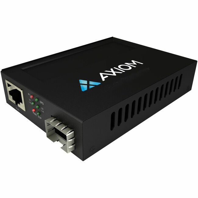 Axiom AXG99744 Convertidor de Medios POE 100BASE-T a 100BASE-FX