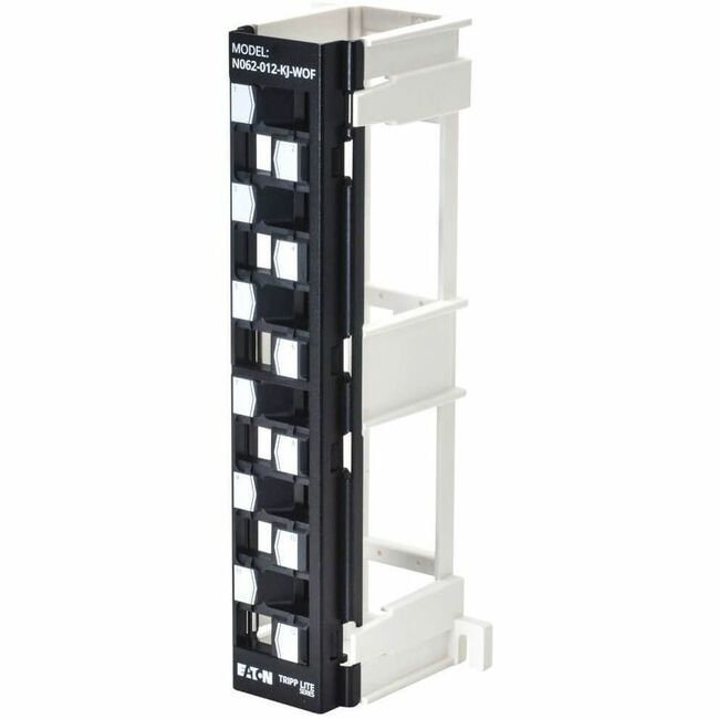 Eaton N062-012-KJ-WOF Panel de Parcheo Montable en Pared Eaton Tripp Lite Series de 12 Puertos para Tomas Keystone UTP, Puertos Desplazados, TAA