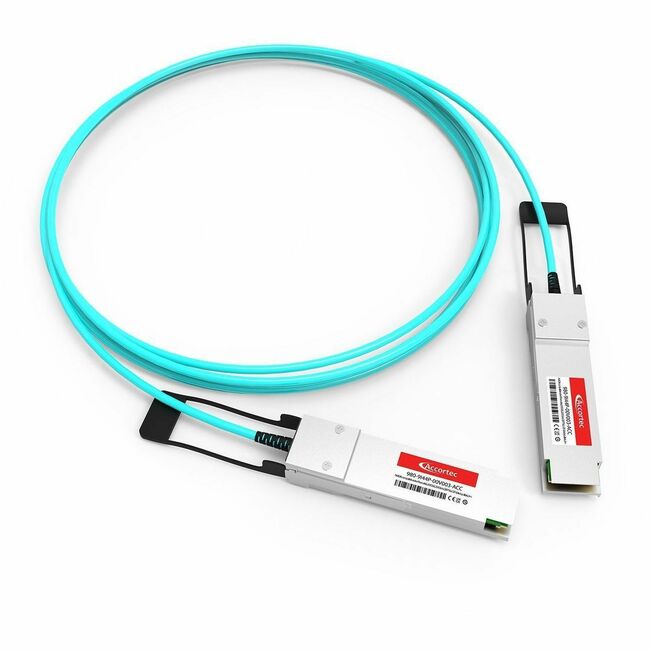 Accortec Incorporated 980-9I44P-00V003-ACC Cable AOC Ethernet 200GbE QSFP56 Compatible con NVIDIA Mellanox Accortec- 3M