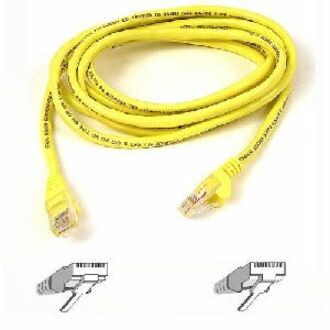 Belkin International INC A7L504-1000-YLW Cable UTP Horizontal Belkin CAT5e