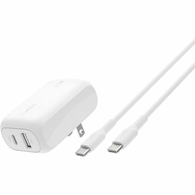 Belkin International INC WCB009DQ1MWH-B6 Belkin BoostCharge Cargador de Pared Dual 42W