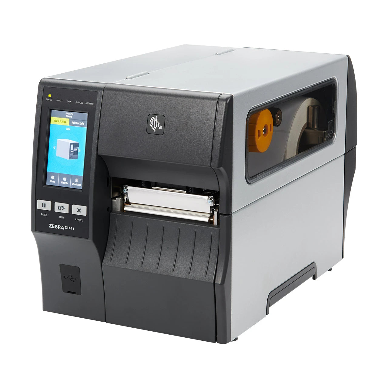 Strategic Sourcing-zebra ZT41142-T5100A0Z Zebra ZT411 Impresora Industrial de Transferencia Térmica/Térmica Directa - Monocromática - Impresión de Etiquetas - USB - Serial - Bluetooth