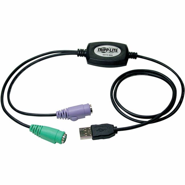 Eaton B015-000 Adaptador Compacto USB a PS/2 Tripp Lite by Eaton Plug and Play para Notebook / Desktop
