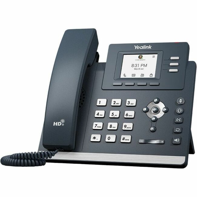 Yealink Network Technology CO. 1301016 Teléfono IP Yealink - Alámbrico - Alámbrico - Montable en Escritorio y Pared - Gris Clásico