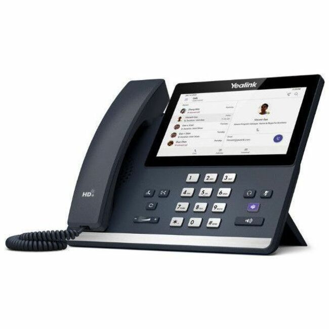 Yealink Network Technology CO. 1301017 Teléfono IP Yealink - Con cable - Bluetooth, Wi-Fi - Montable en pared, De escritorio - Gris clásico