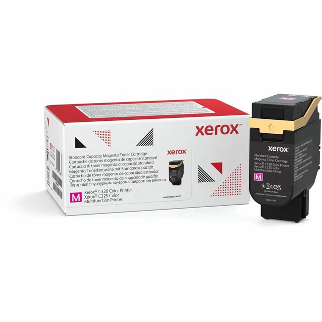 Xerox 006R04821 Cartucho de Tóner Magenta de Capacidad Estándar Original Xerox® para Impresora Xerox® C320 Color e Impresora Multifunción Xerox® C325 Color (1800 Páginas) - 006R04821