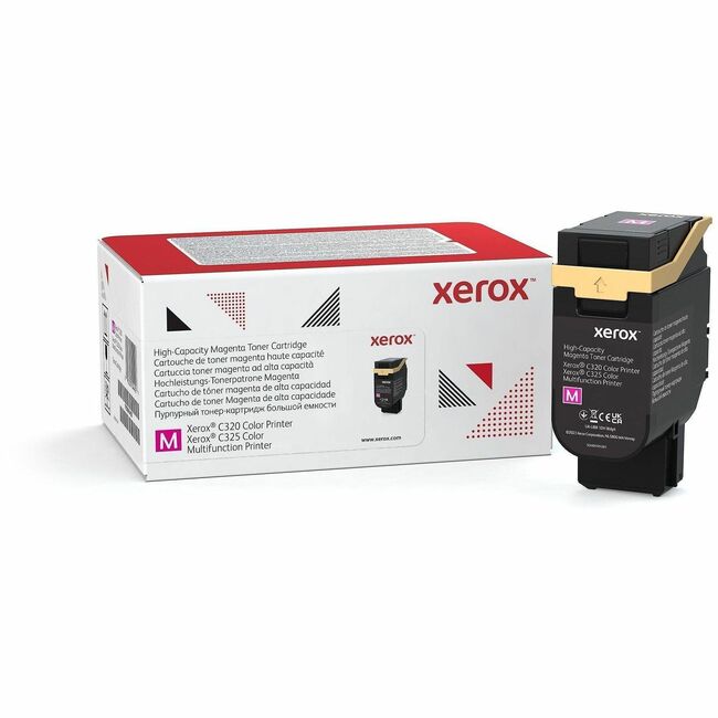 Xerox 006R04829 Genuine Xerox&reg; C320 Color Printer, C325 Color Multifunction Printer Magenta High capacity Toner Cartridge (5500 Pages) - 006R04829