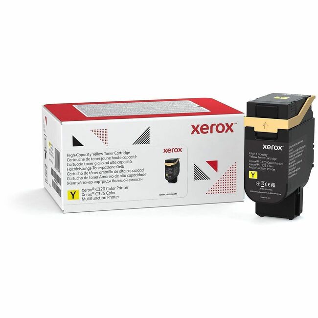Xerox 006R04830 Genuine Xerox&reg; C320 Color Printer, C325 Color Multifunction Printer Cartucho de Tóner Amarillo de Alta capacidad (5500 Páginas) - 006R04830